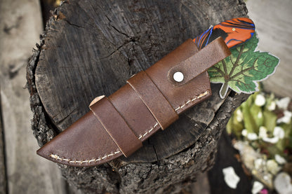 8" Twist Damascus Skinner Knife Micarta Handle Limited Edition Hunting Knife