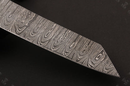 13" Handmade Damascus Steel Fillet Knife Damascus Fillet Knife for Fishing & Kitchen W/Sheath