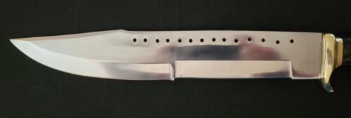 20" Handmade D2 Steel Highly Polished Hunting Bowie Knife with Leather Sheath