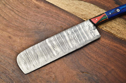 Handmade Damascus Steel Blade Chef Full Tang Knife – 13"