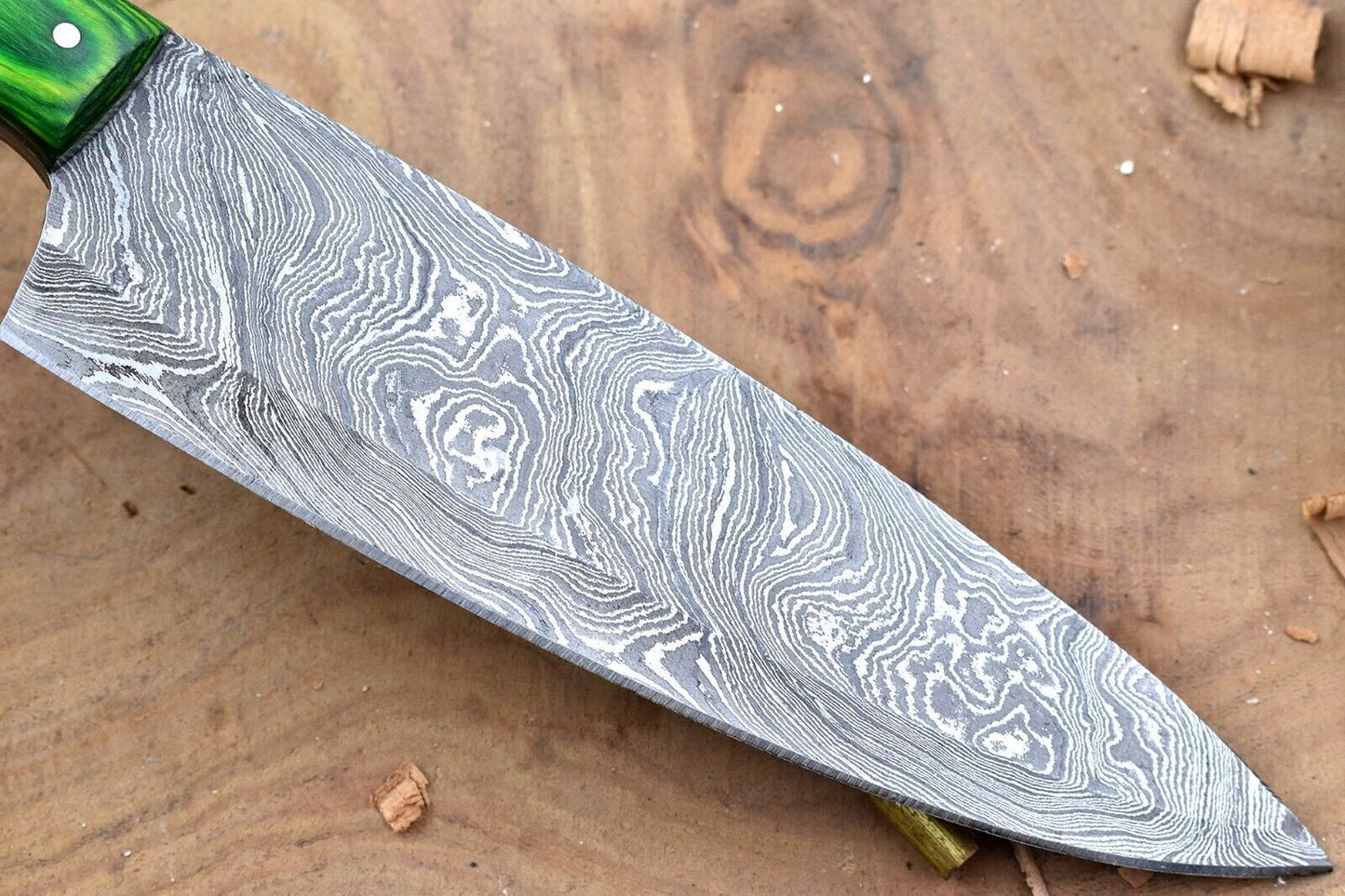 Handmade Forged Damascus Steel Kitchen Chef Knife with Multi Dollar Sheet Handle