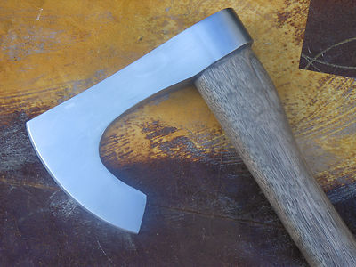 Custom Hand Forged Viking Short Bearded Axe 5160 Steel – Functional & Collectible