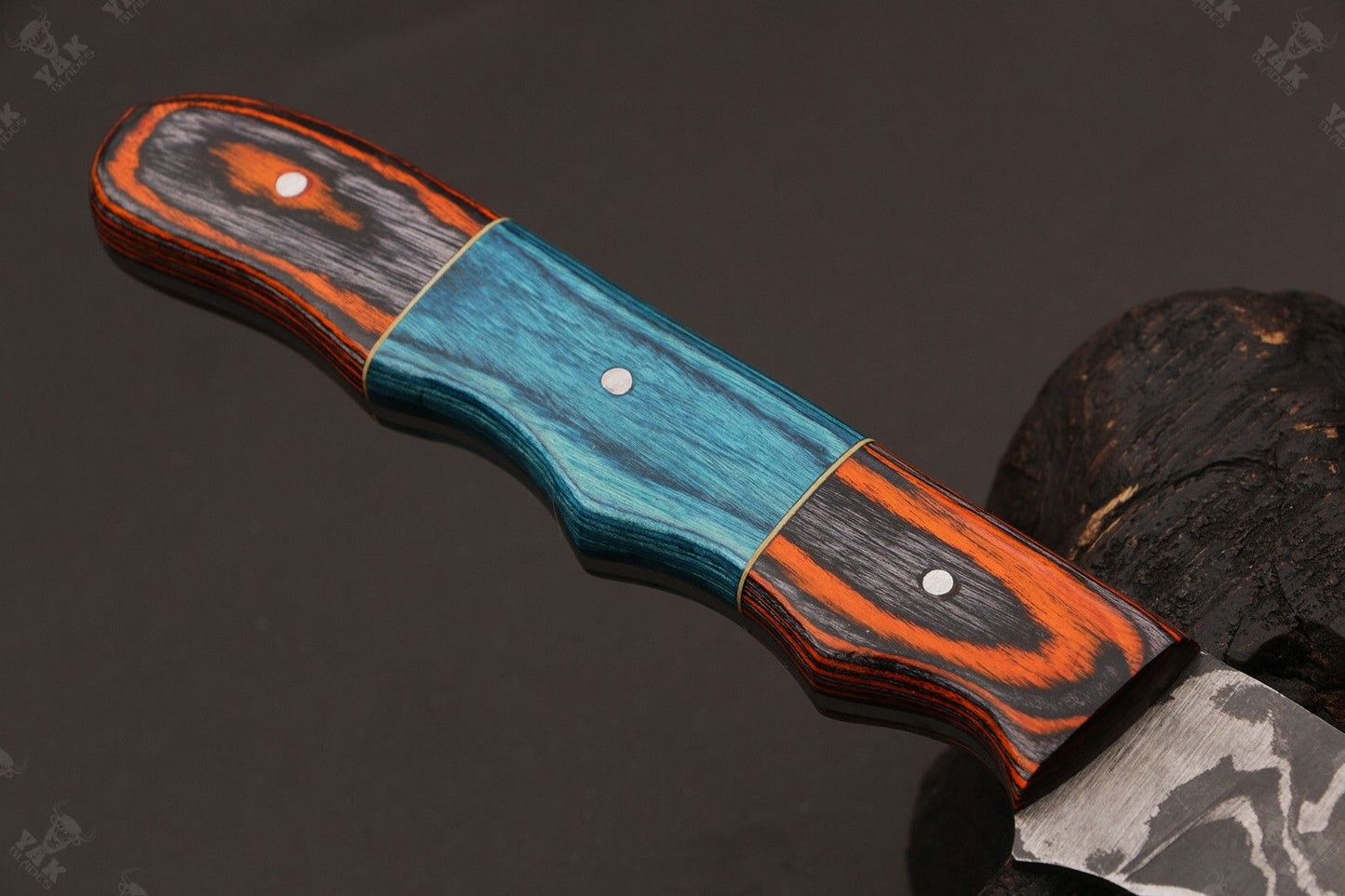 14" Hand Forged Damascus Steel Fillet Knife Damascus Fillet Knife & Best Fillet Knife W/Sheath