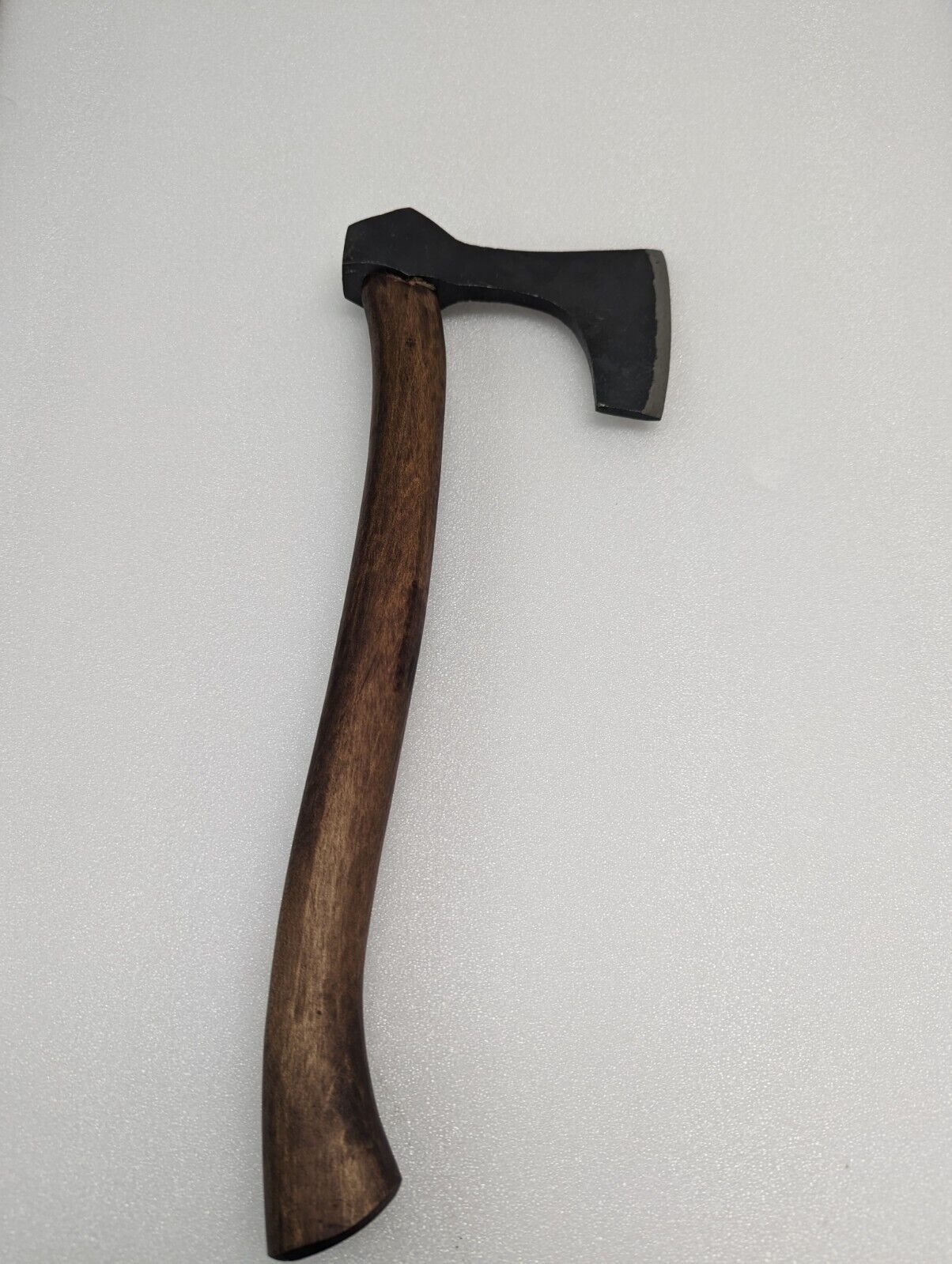 17" Hand Forged Carbon Steel Viking Bearded Throwing Battle Axe