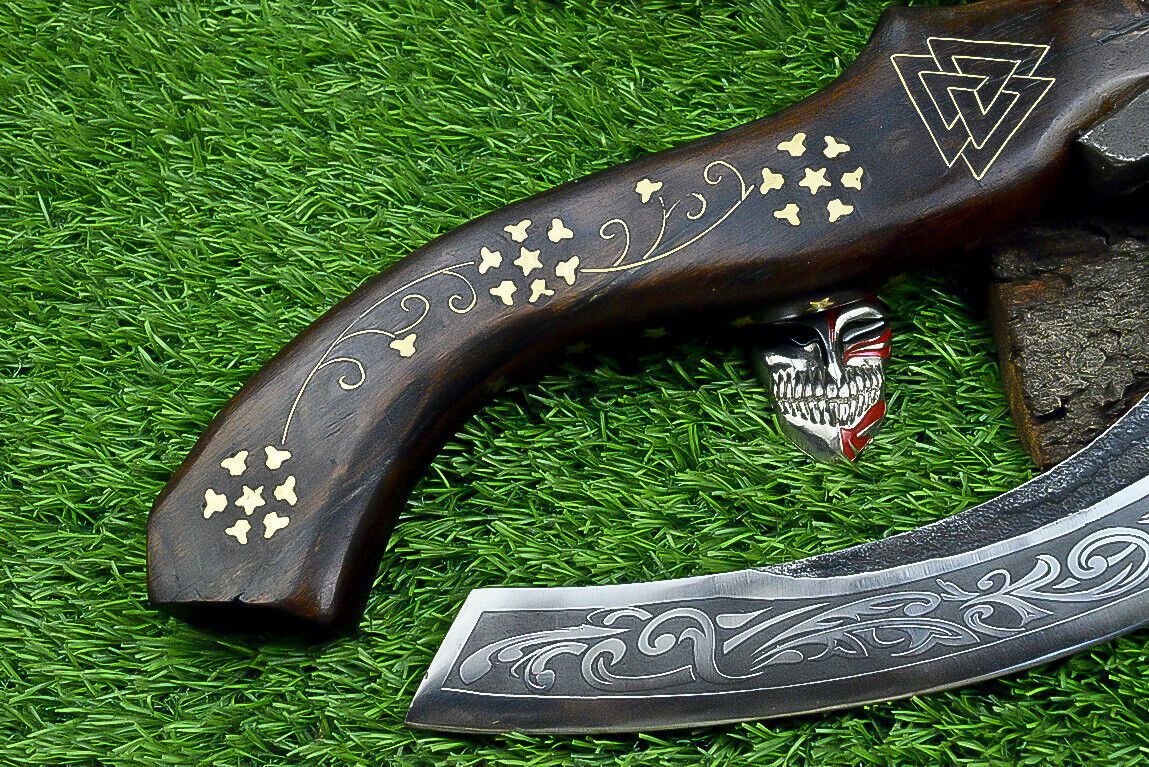 Royal Axe – Forged Handmade Viking Cutter Camping Axe