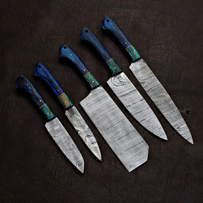 Premium Handmade Damascus Steel Chef Knife – Full Tang