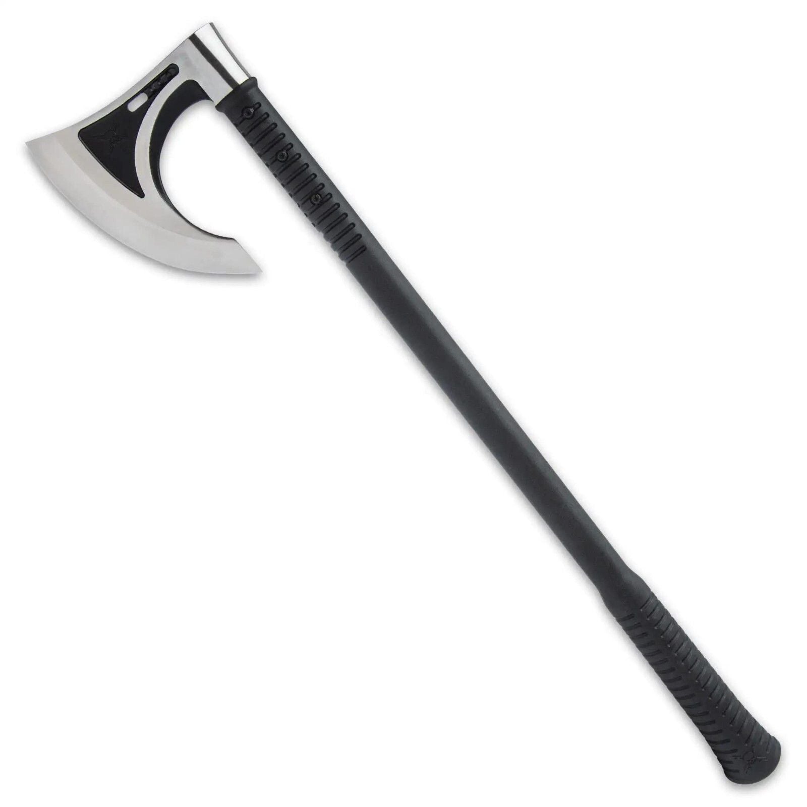 28" Viking Bearded Axe 3Cr13 Stainless Steel Blade Tactical Axe with Sheath