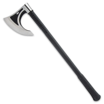 28" Viking Bearded Axe 3Cr13 Stainless Steel Blade Tactical Axe with Sheath