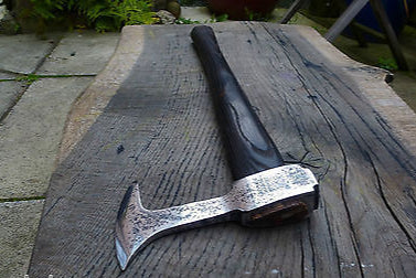 Custom Ragnar Viking Styled War Axe | Ash Handle with Leather Sheath