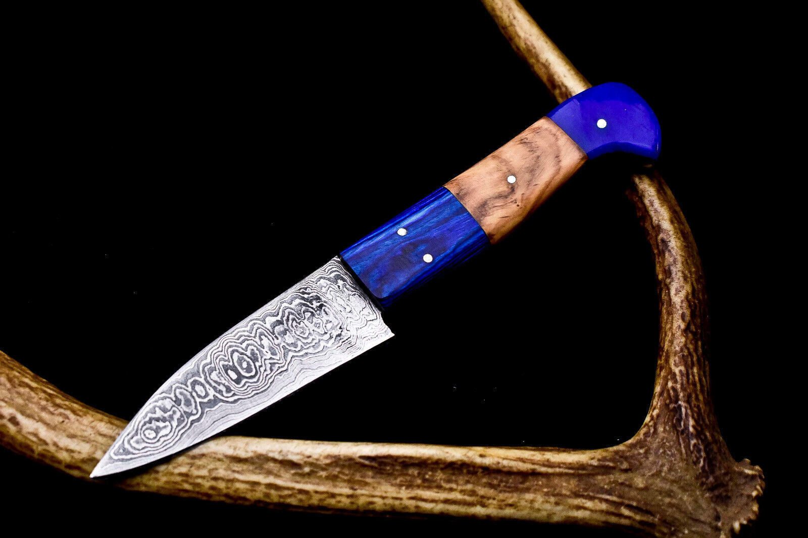 8.0" Custom Handmade Damascus Steel Chef Knife | Full Tang Kitchen Knife