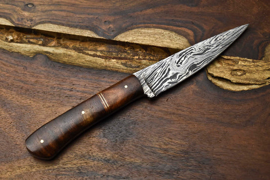 8" Handmade Damascus Steel Chef Knife – Full Tang Kitchen Knife