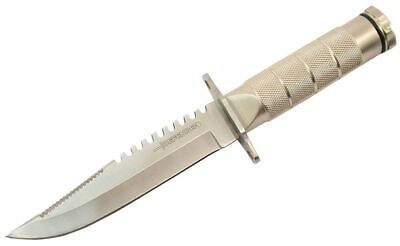8" Mini Survival Knife | Carbon Steel Fixed Blade with Sheath & Survival Kit