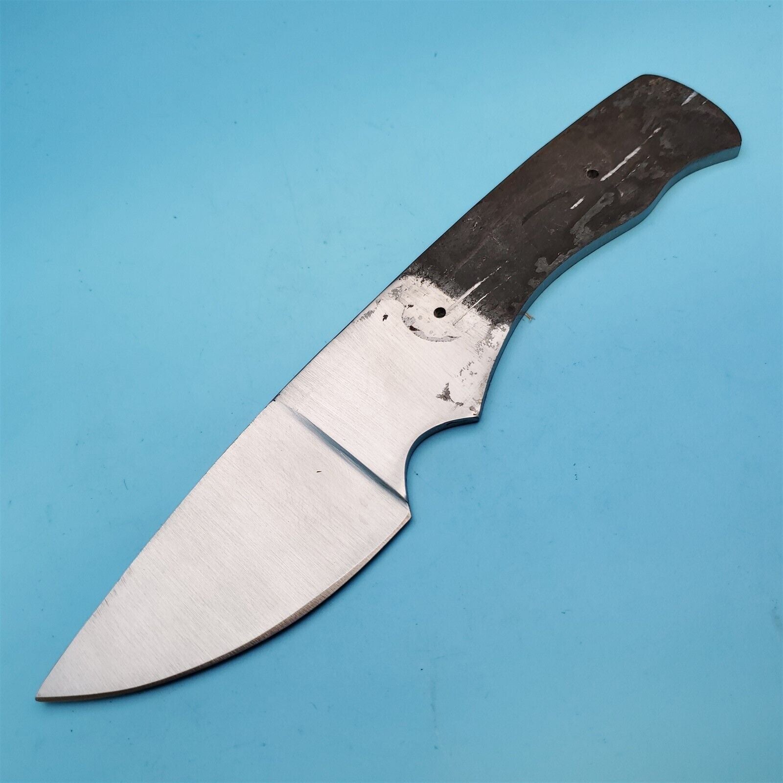 8″ Stainless Steel Wide Skinner Blade Blank – Full Tang Knife