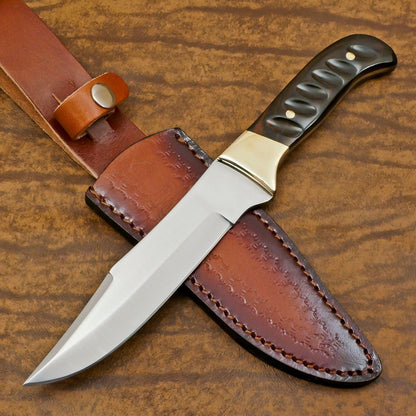 Best Bowie Knife Handmade D2 Steel Hunting Knife Full Tang Bowie Knife 