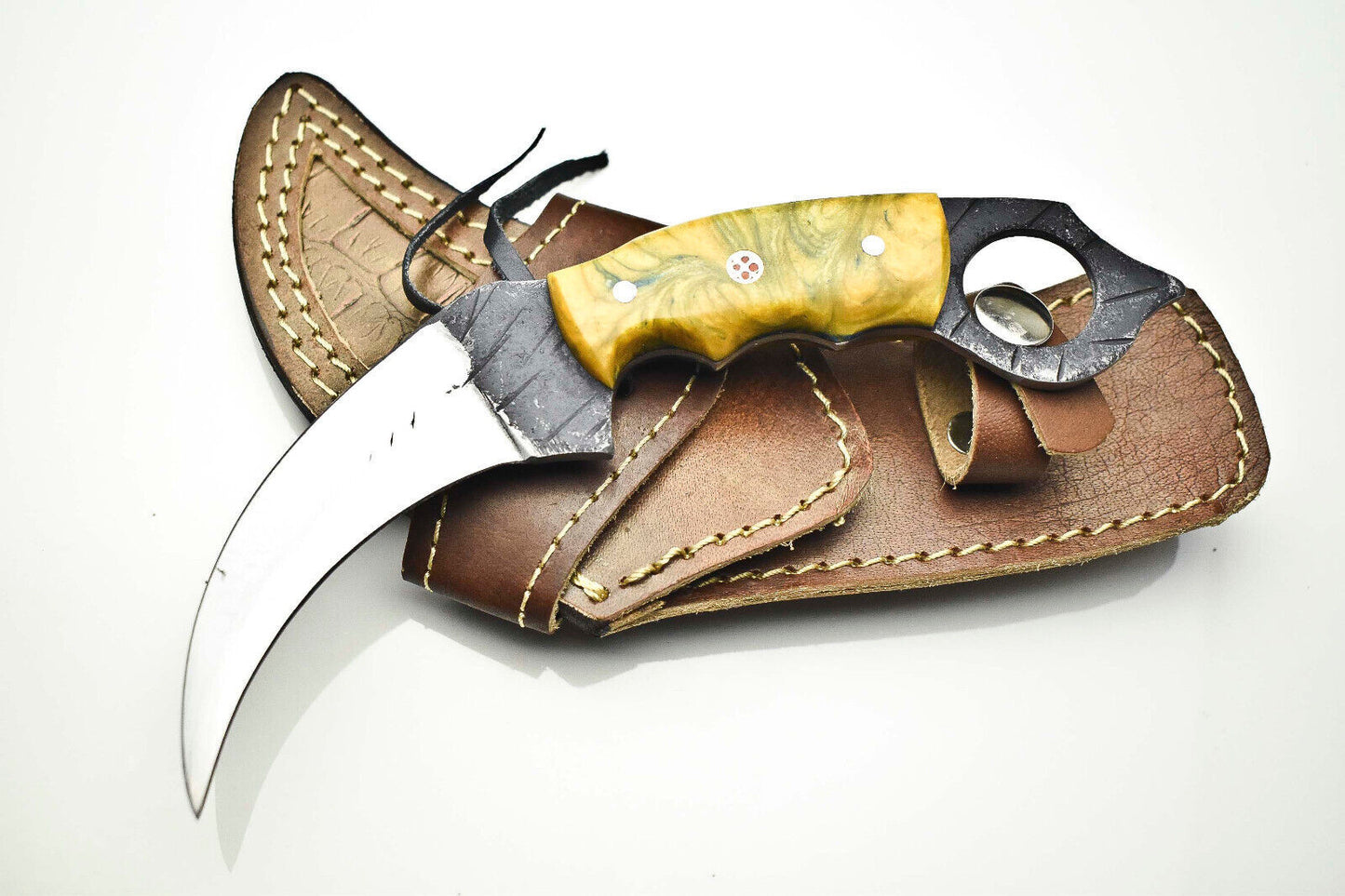 Best Karambit 8.0" Handmade High Carbon Steel Blade Karambit With Resin Handle