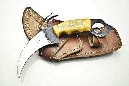 Best Karambit 8.0" Handmade High Carbon Steel Blade Karambit With Resin Handle