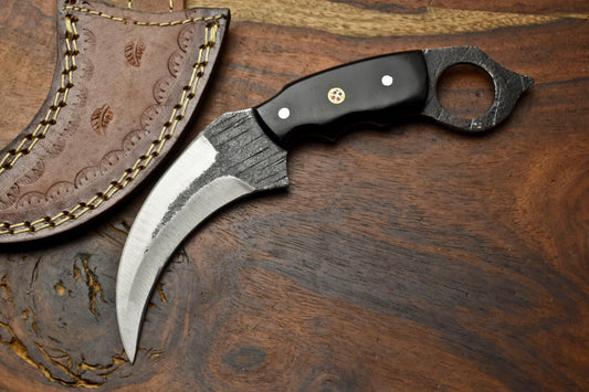 Best Karambit Knife 8.0" Handmade High Carbon Steel Blade Karambit With Resin Handle