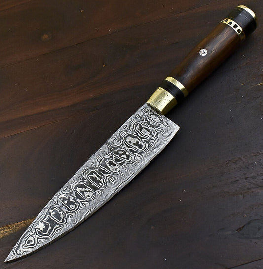 Chef Knife Professional Forged Damascus Wild Life Survival Knife