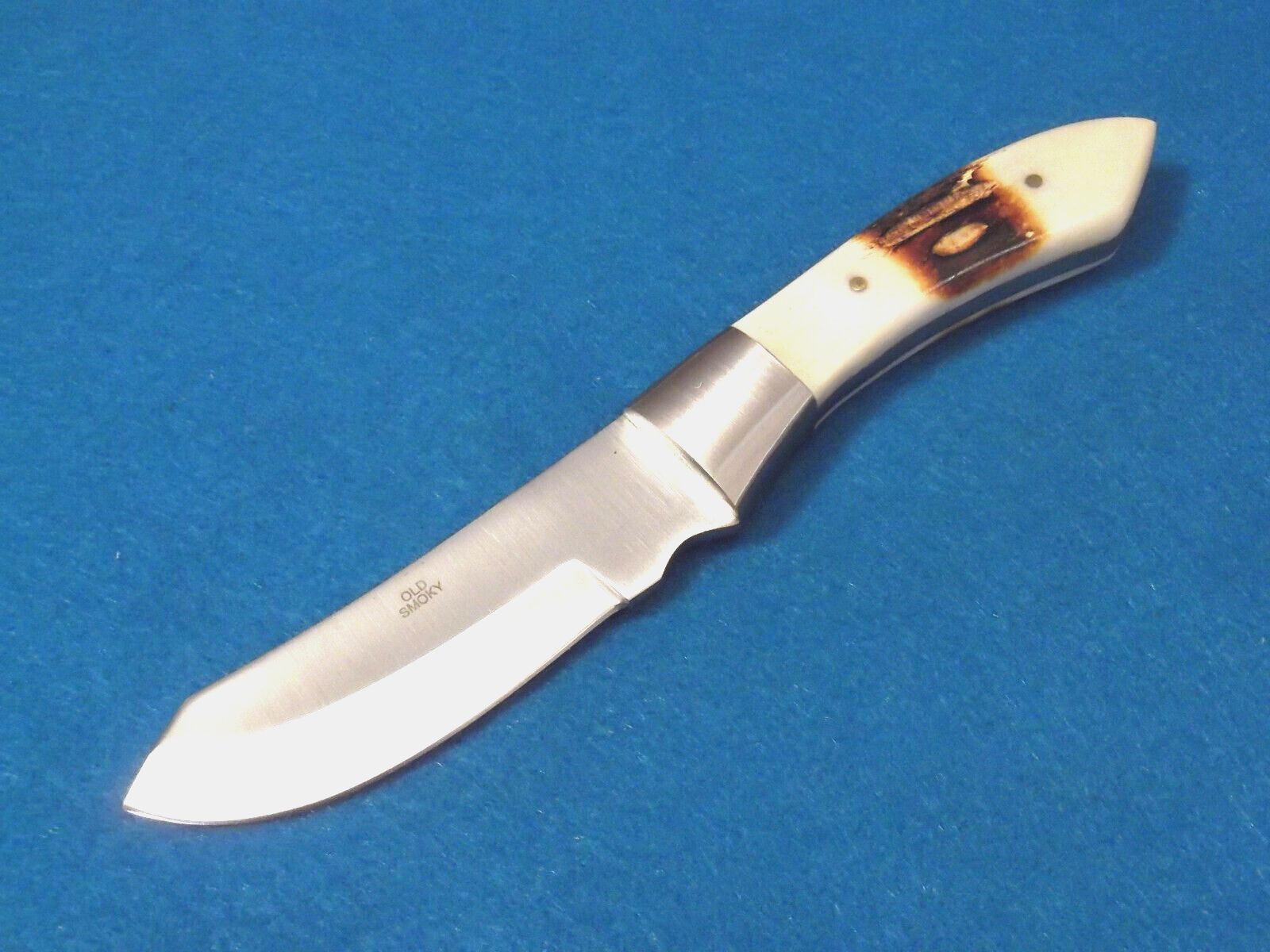 Compact Skinner Knife – 7.1" Full Tang Stainless Steel Blade with Wood Handle & Sheath