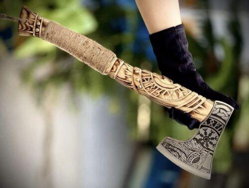 Custom Handmade Carbon Steel Tomahawk Axe – Throwing Viking Hunting Hatchet