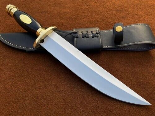 Custom Handmade D2 Steel Bowie Knife With Resin Handle Full Tang Jim Bowie Knife 