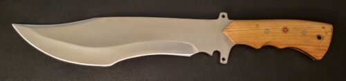 Custom Handmade D2 Tool Steel High Polish Hunting Bowie Knife – 15"