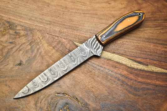 Custom Handmade Damascus Chef Knife – Full Tang Sport Kitchen Knife with 384-Layer Steel