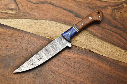 Custom Handmade Damascus Steel Blade Chef Knife – Full Tang Sport Kitchen Knife