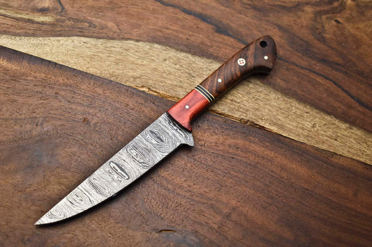 Custom Handmade Damascus Steel Chef Knife – Full Tang Professional Kitchen & Sport Blade