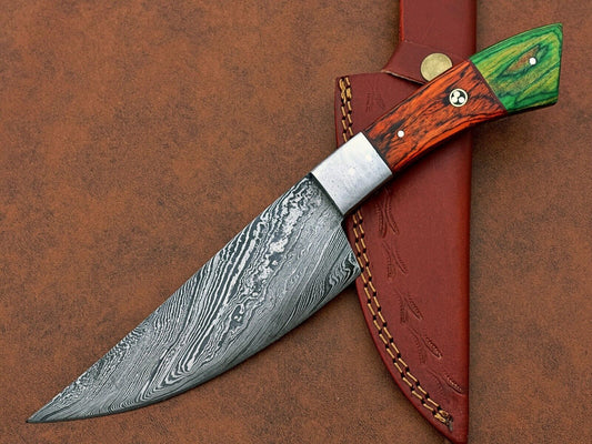 Custom Handmade Forged Damascus Steel Chef Knife – Kitchen Knife, Personalized Gift