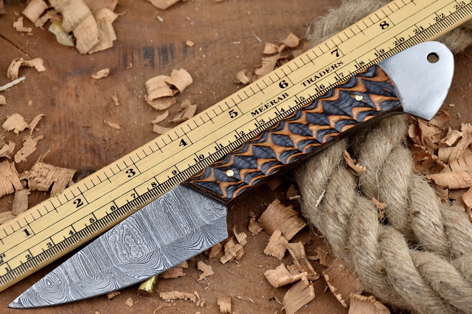 Custom Handmade Forged Damascus Steel Kitchen Chef Knive