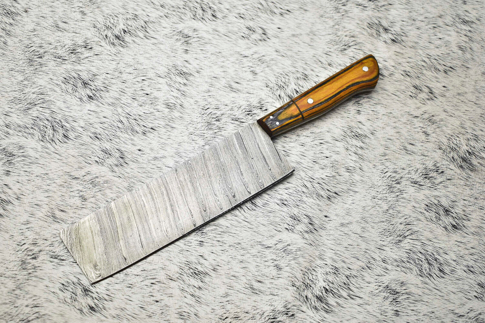 Cutlery Salvation 12" Handmade Damascus Steel Full Tang Chef Knife – 384 Layers, Professional Kitchen Blade

