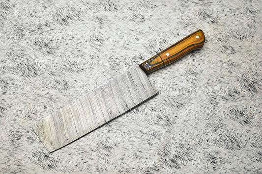 Cutlery Salvation 12" Handmade Damascus Steel Full Tang Chef Knife – 384 Layers, Professional Kitchen Blade

