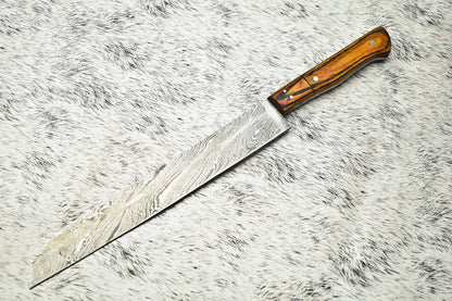 Cutlery Salvation Handmade Damascus Blade Kitchen Chef Knife