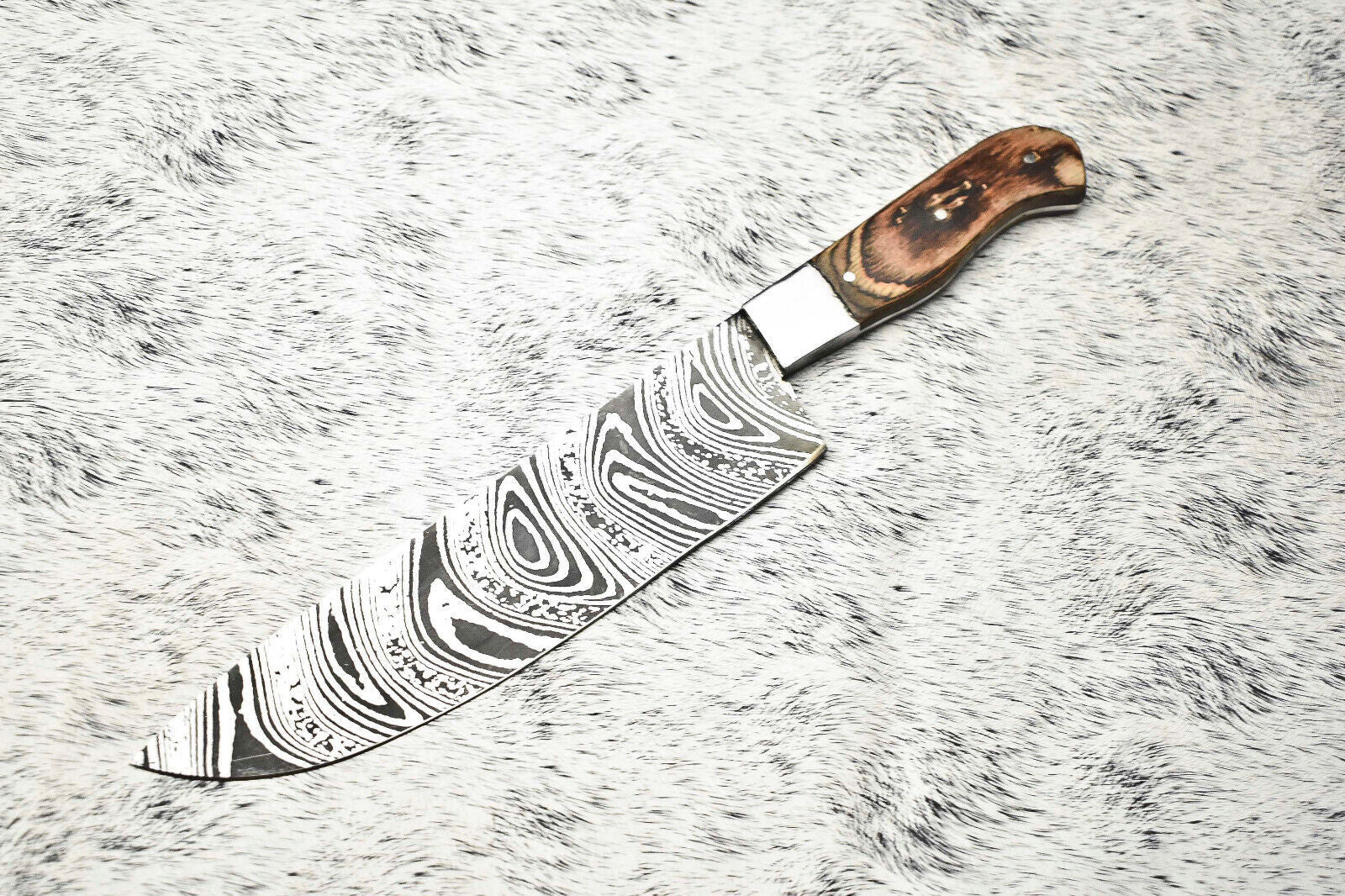 Cutlery Salvation Handmade Damascus Blade Kitchen Full Tang Chef Knife – 13" Premium Forged Steel 