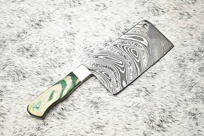 Cutlery Salvation Handmade Damascus Steel Full Tang Chef Knife – 10" Premium Kitchen Blade