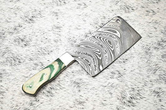 Cutlery Salvation Handmade Damascus Steel Full Tang Chef Knife – 10" Premium Kitchen Blade