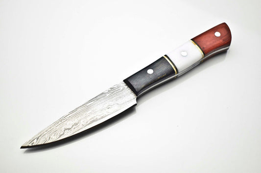 Cutlery Salvation Handmade Damascus Steel Full Tang Chef Knife – 7" Professional Kitchen Blade