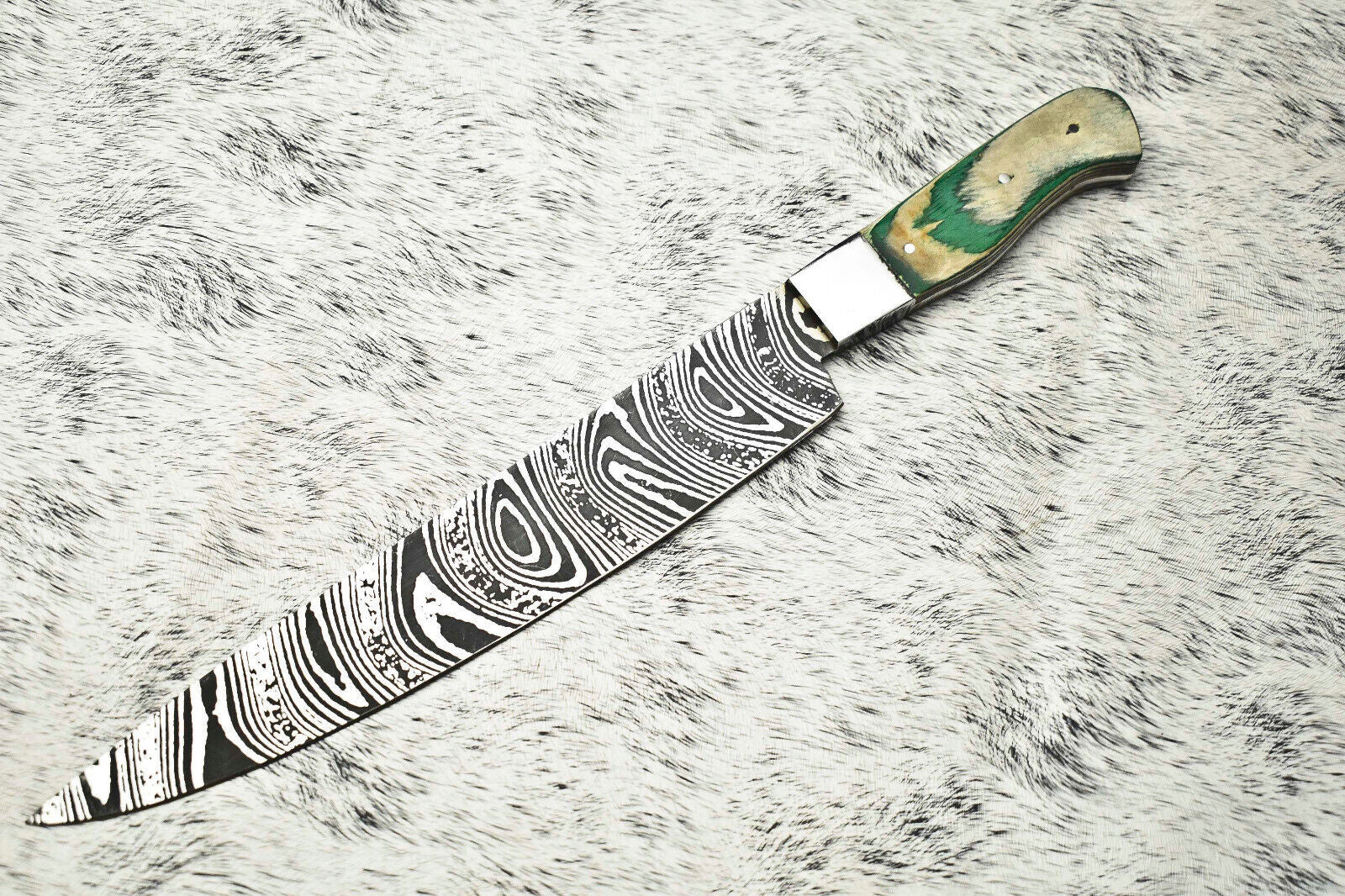 Cutlery Salvation Handmade Damascus Steel Full Tang Kitchen Chef Knife