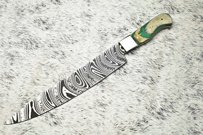Cutlery Salvation Handmade Damascus Steel Full Tang Kitchen Chef Knife
