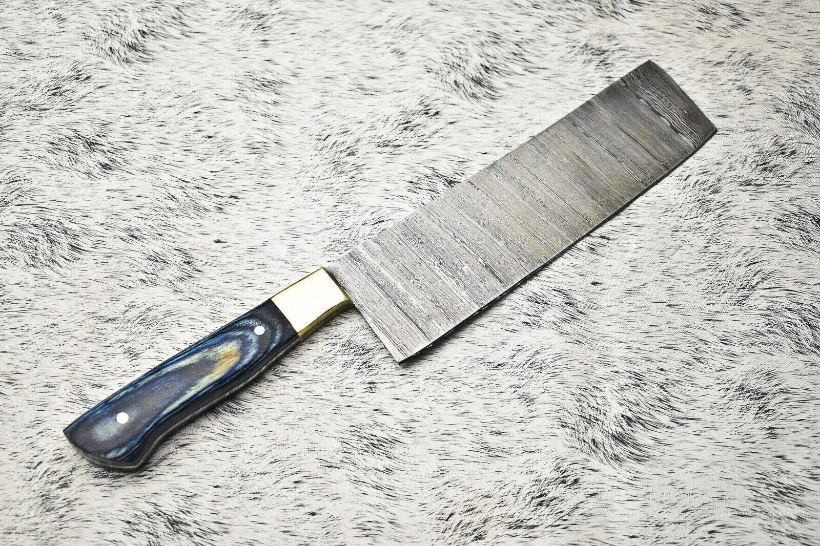 Cutlery Salvation Handmade Damascus Steel Full Tang Kitchen Chef Knife – 11" Blade,Sharpened at 20°
