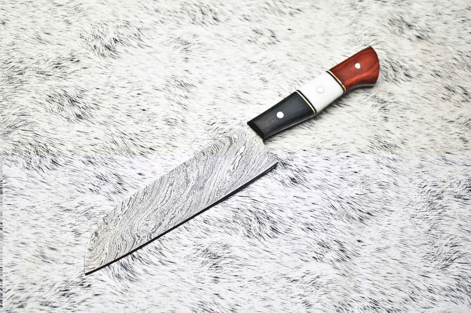 Cutlery Salvation Handmade Damascus Steel Kitchen Full Tang Chef Knife – 384 Layer Forged Blade

