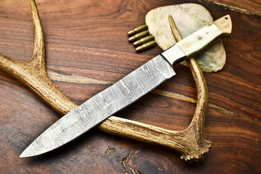 Damascus Steel Chef Knife Damascus Kitchen Knife  12" Damascus Chef Knife