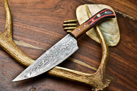  Damascus Steel Chef Knife – Full Tang Kitchen Knife