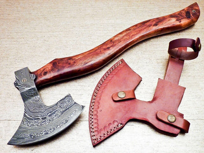 Exclusive Handmade Damascus Steel Axe Limited Edition Damascus Axe for Sale