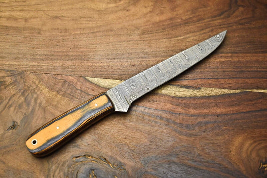 Exclusive Handmade Damascus Steel Full Tang Chef Knife – Rare Artisan Kitchen Blade