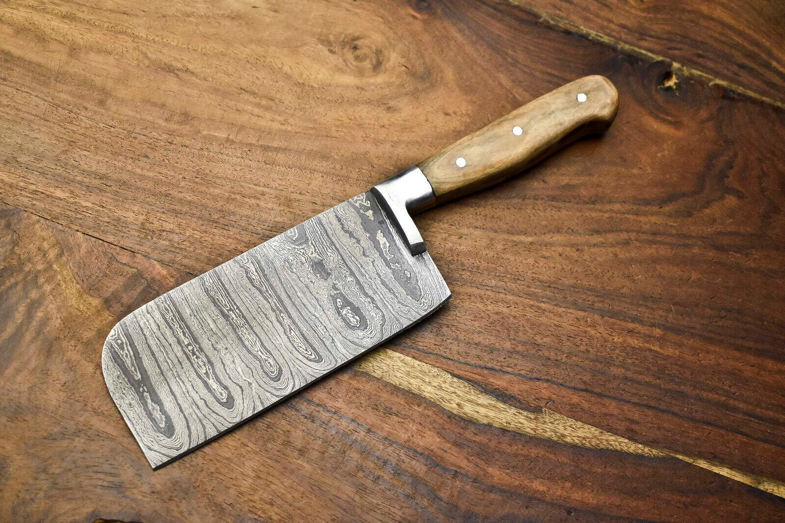 Full Tang Handmade Damascus Steel Chef Knife – Durable & Razor Sharp
