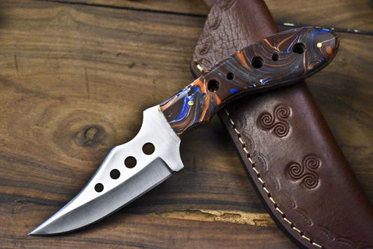 Hand Crafted Skinner Knife 440C Steel with Micarta Handle Outdoor Survival Gift Knife