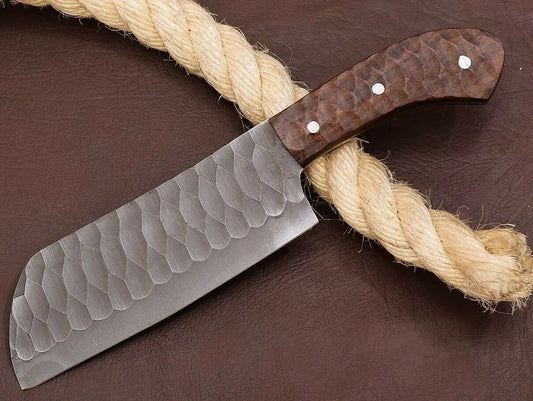 Hand Forged Carbon Steel Multipurpose Meat & Vegetable Cleaver Knife