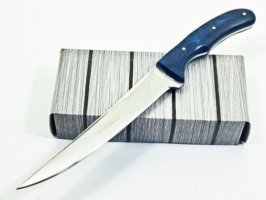 Handmade D2 Steel Blade Best Fillet Knife Fish Fillet Knife Full Tang With Resin Handle 